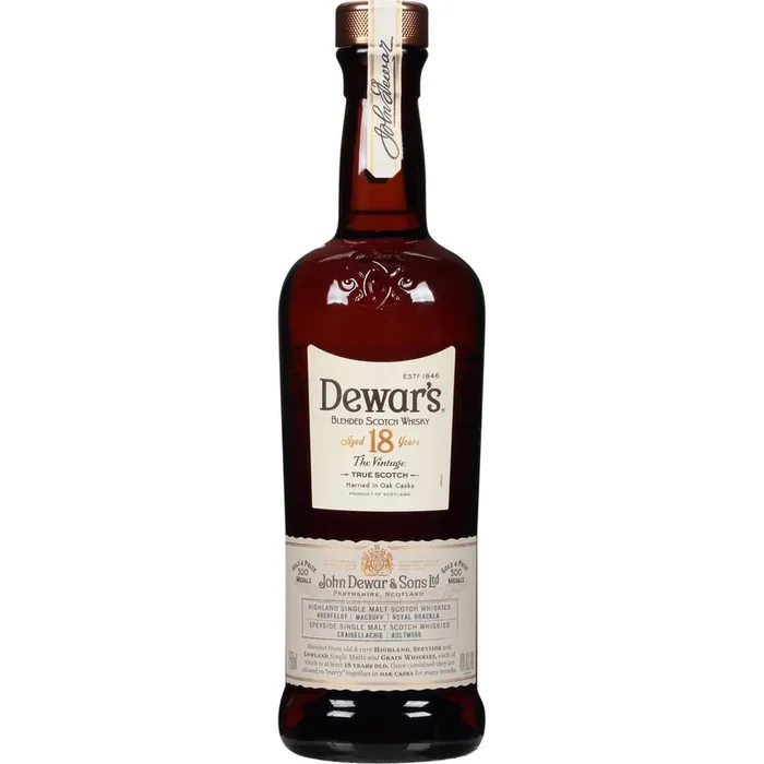 Dewar‘s 18 Year Blended Scotch Whisky