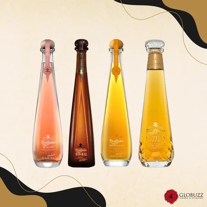 Don Julio 1942, Rosado, Primavera, & Ultima Reserva Extra Anejo Tequila Bundle