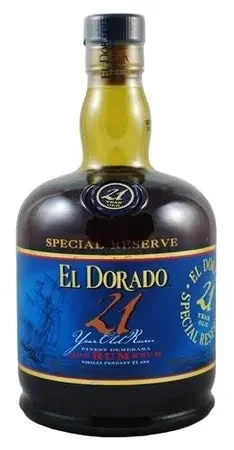 El Dorado Rum 21 Year Old Demerara Rum 80 Proof 750ML