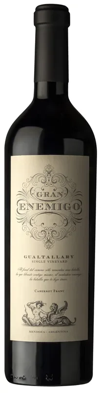 El Enemigo Cabernet Franc Gran Enemigo Gualtallary 2016 750ml