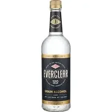 Everclear 120 proof Grain Alcohol 750ml