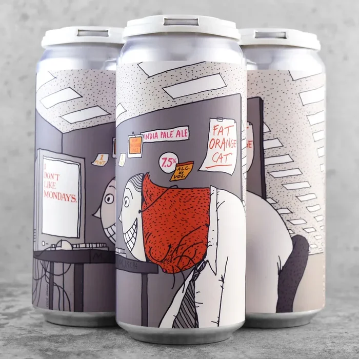 Fat Orange Cat I Dont Like Mondays IPA 4pk Cn