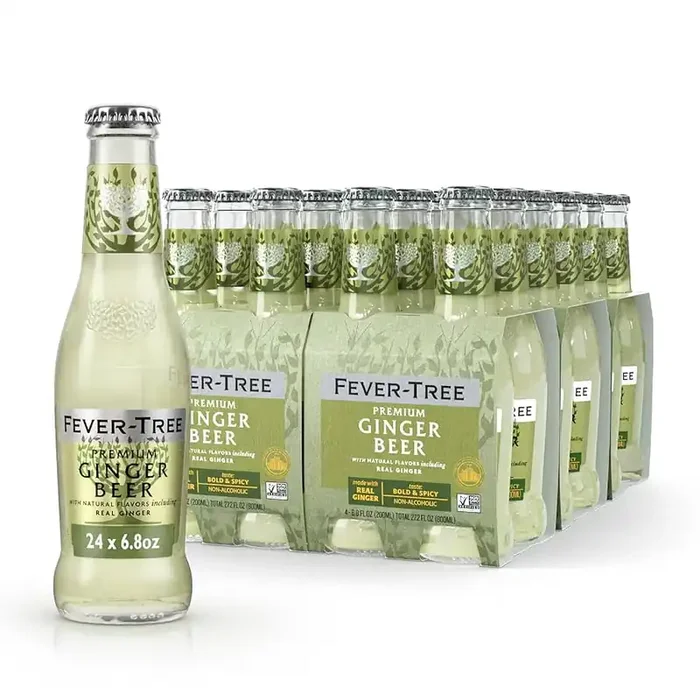 Fever Tree Premium Ginger Beer 200ml 4 Pack Bottles