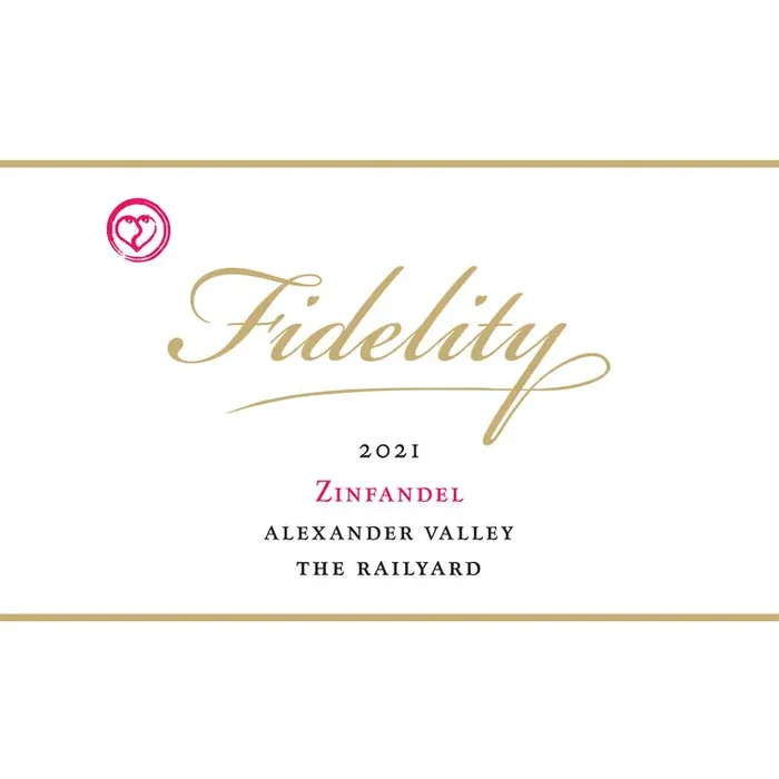 Fidelity Zinfandel Railyard Alexander Valley 2021 750Ml