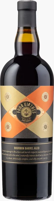 Four Virtues Zinfandel Bourbon Barrel Aged 2017 750ml