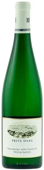 Fritz Haag Brauneberger Juffer Sonnenuhr Riesling Spatlese 2020 750ml