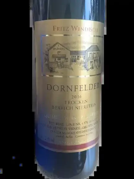 Fritz Windisch Bereich Nierstein Dornfelder Trocken 2016 750ml