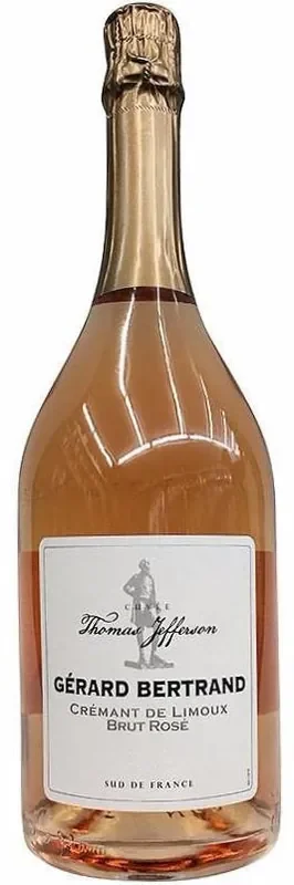 Gerard Bertrand Cremant de Limoux Brut Rose Cuvee Thomas Jefferson 2016 750ml