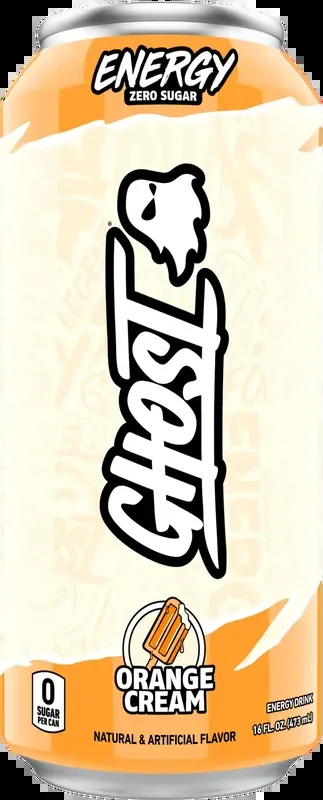 Ghost Energy Zero Sugar Orange Cream 16oz