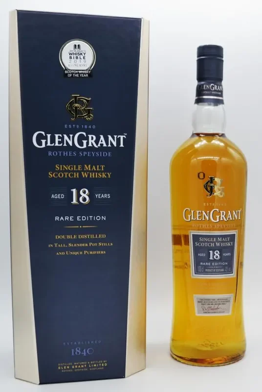 Glen grant Scotch Small Malt 18 Year 80 Proof – 750ML