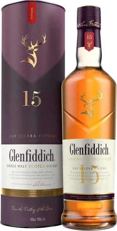 Glenfiddich Scotch Single Malt 15 Year Old 750ml