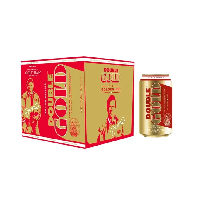 Gold Bar – Joe Montana Limited Edtion Double Gold Ready to Drink Cocktail (4 Pack)