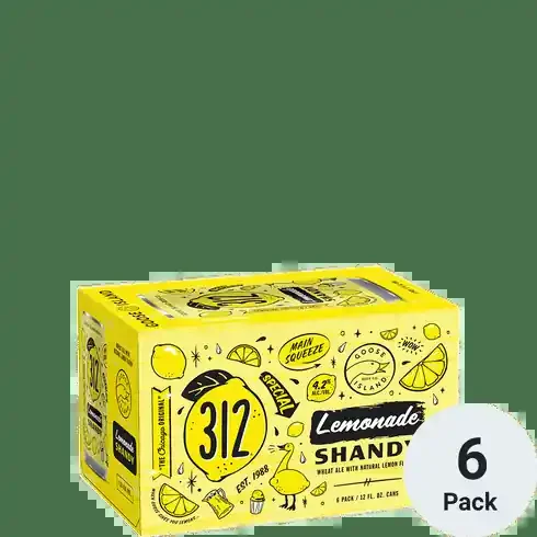 Goose 312 Lemon Shandy, 6 Pack 12 Ounce Cans