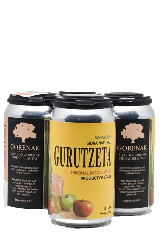 Gurutzeta Sagardoa Basque Cider 4pk (12oz)