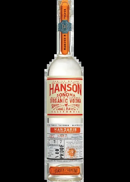 Hanson Of Sonoma Mandarin Flavored Vodka Small Batch 80 750 ML