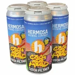Hermosa Czech Your Head Pilsner 16oz 4 Pack Cans