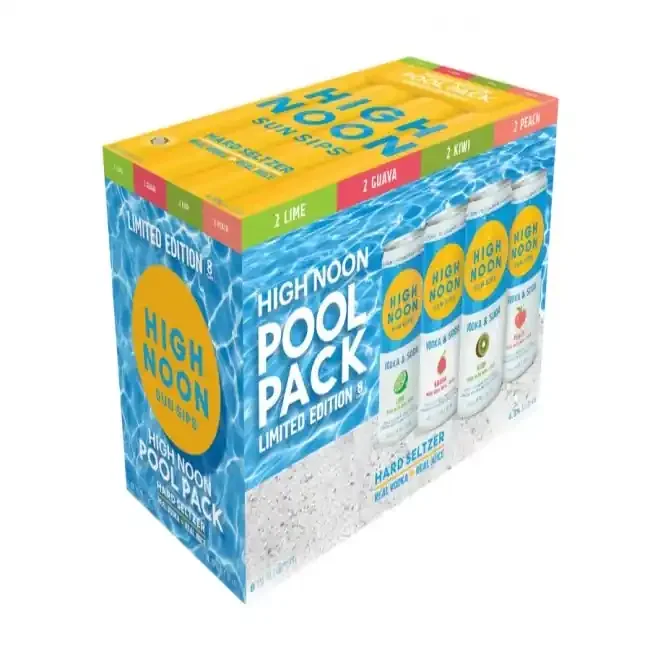 High Noon – Limited Edition Pool Pack Vodka Seltzer Variety Pack (8 Count)