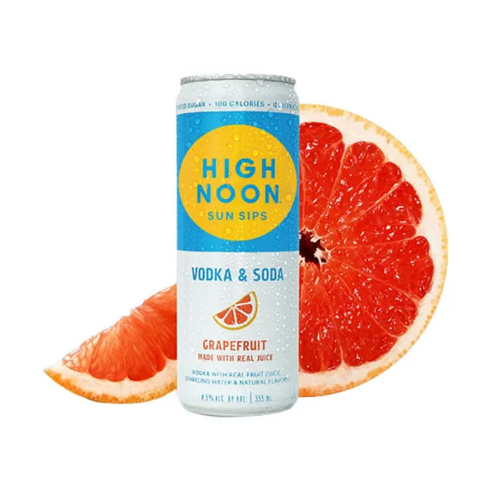 High Noon – Sun Sips Grapefruit Vodka and Soda Ready to Serve Hard Seltzer
