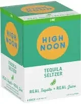 High Noon Beverage Tequila Lime 12oz 4 Pack Cans