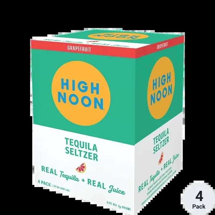 High Noon Tequila Seltzer 12oz 4 Pack Cans