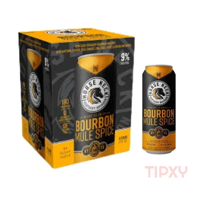 Horseneck – Bourbon Mule Spice Ready to Drink Cocktail (4 Pack)