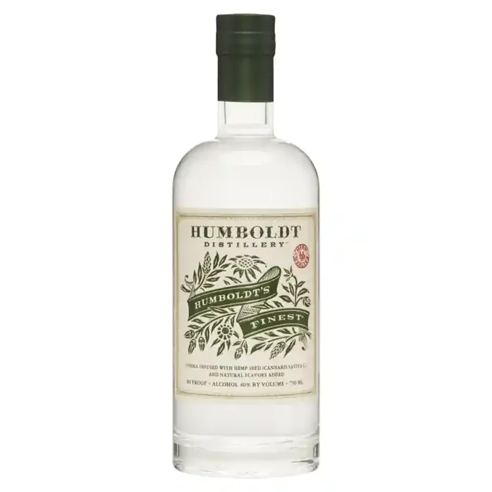 Humboldt Distillery Vodka Infused With Hemp Seed Humboldt‘S Finest 80 750Ml