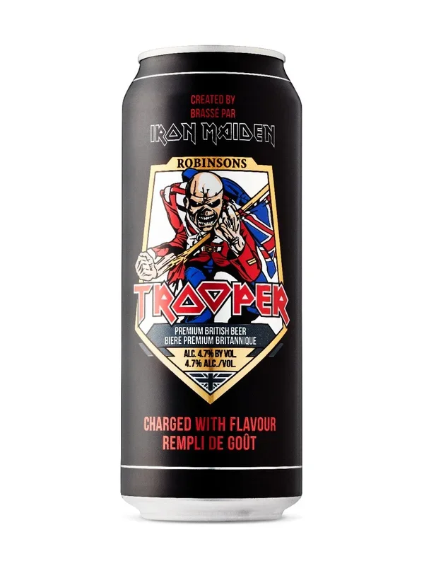IRON MAIDEN TROOPER ALE SINGLE CAN