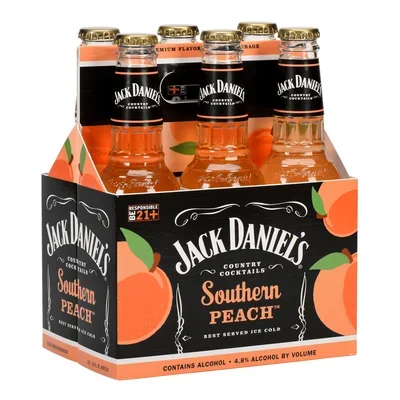 Jack Daniel’s Country Cocktails Southern Peach 6pk
