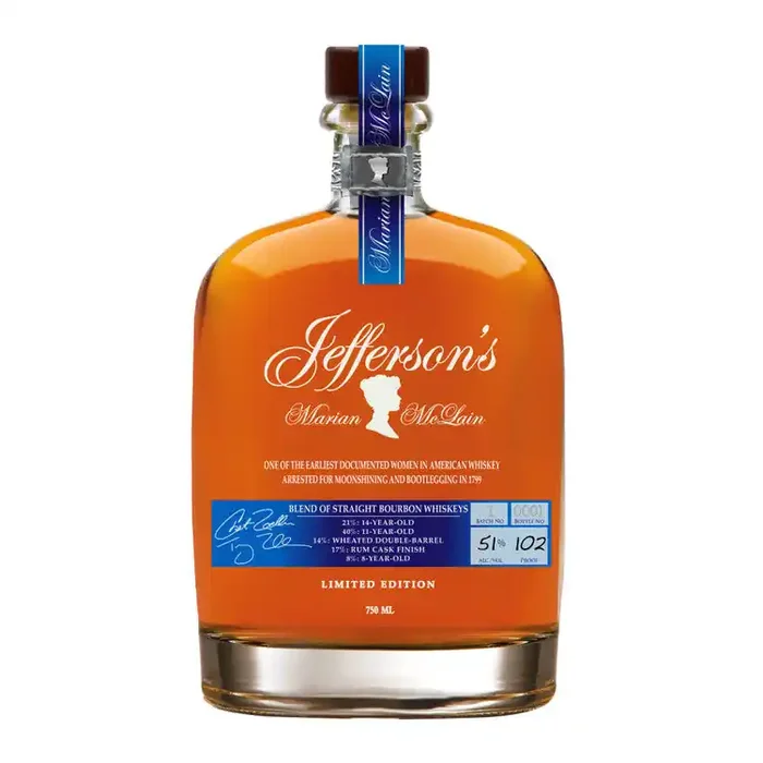 Jefferson‘s Marian McLain Limited Edition Bourbon Whiskey