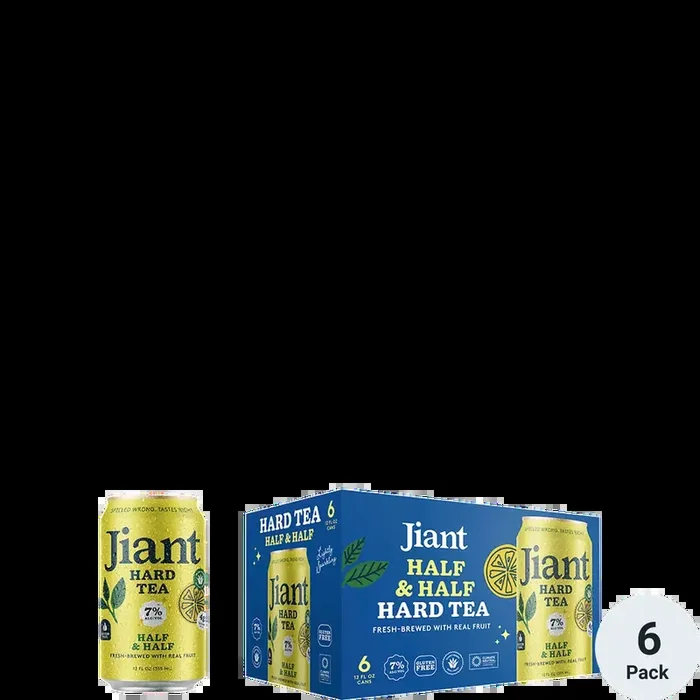 Jiant Hard Tea Half & Half 12oz 6pack Cans