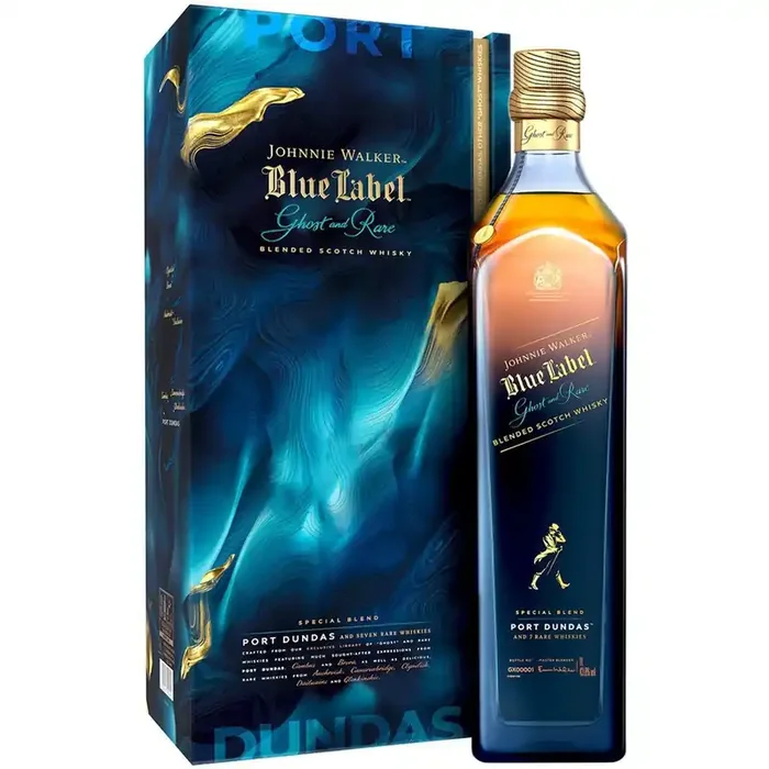 Johnnie Walker Blue Label Ghost And Rare Port Dundas Scotch Scotland