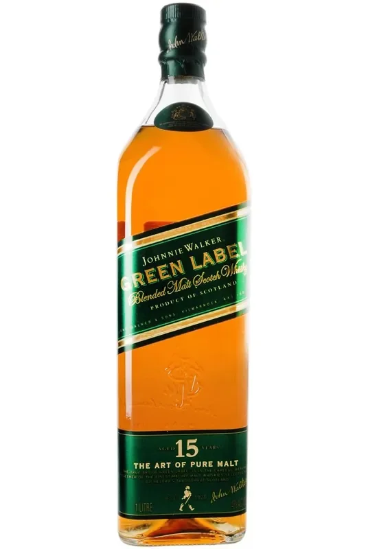 Johnnie Walker Green Label Blended Malt Scotch Whiskey 15 Year (750ml)