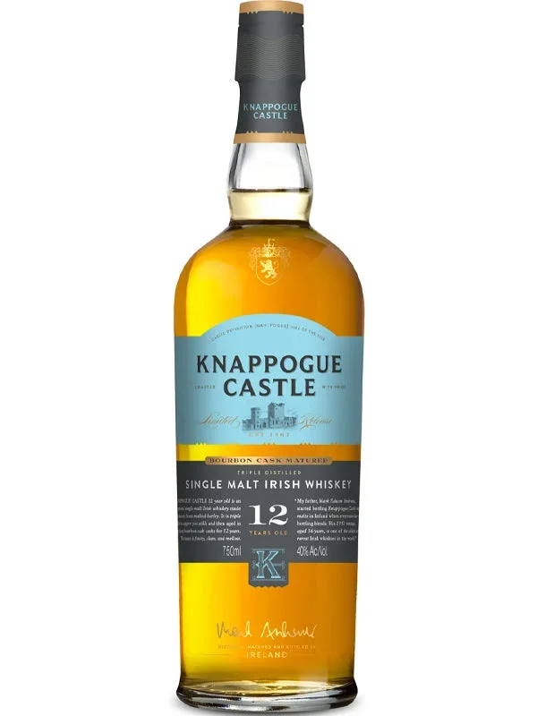 Knappogue Castle 12 Year Old Bourbon Cask Matured Irish Whiskey