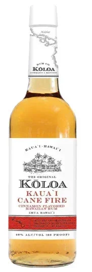 Koloa Kaua’i Cane Fire Cinnamon Flavored Hawaiian Rum (750Ml)