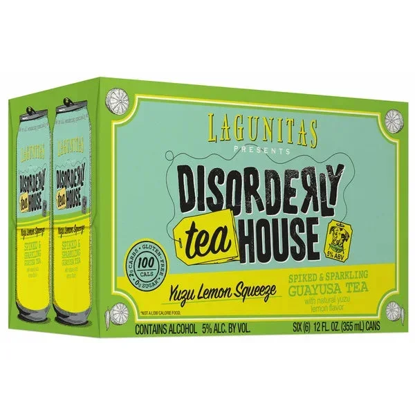Lagunitas Disorderly Tea House Yuzu Lemon 6pk Cn