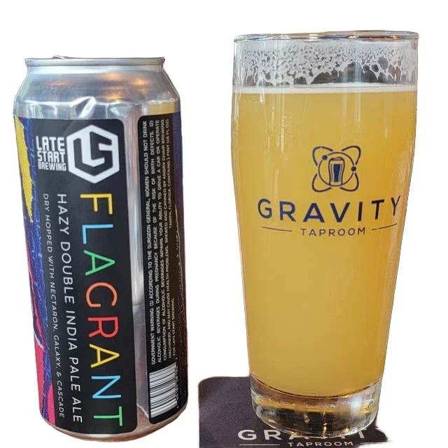 Late Start Flagrant Hazy Double IPA 4pk Cn