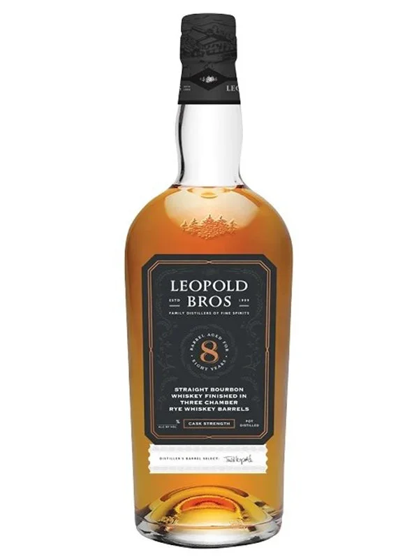 Leopold Bros 8 Year Cask Strength Three Chamber Finished Bourbon Whiskey