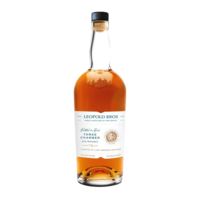 Leopold Bros Three Chambers Rye Whiskey Bottled In Bond 2022 Release 750ml