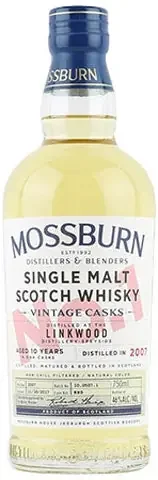 Linkwood Scotch Single Malt 10 Year By Mossburn 750ml