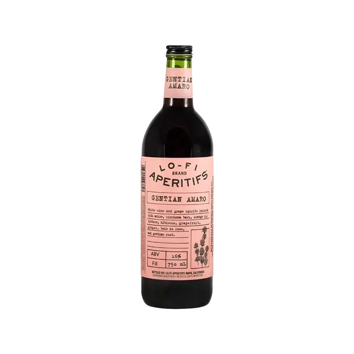 Lo-Fi Aperitifs Gentian Amaro Liqueur 750 ML