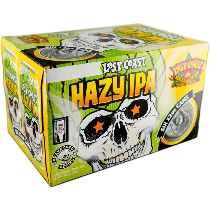 Lost Coast Hazy IPA 6pk Cn