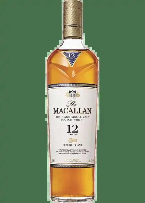 Macallan Highland Single Malt Scotch Whiskey 12 Year Double Cask (750ml)