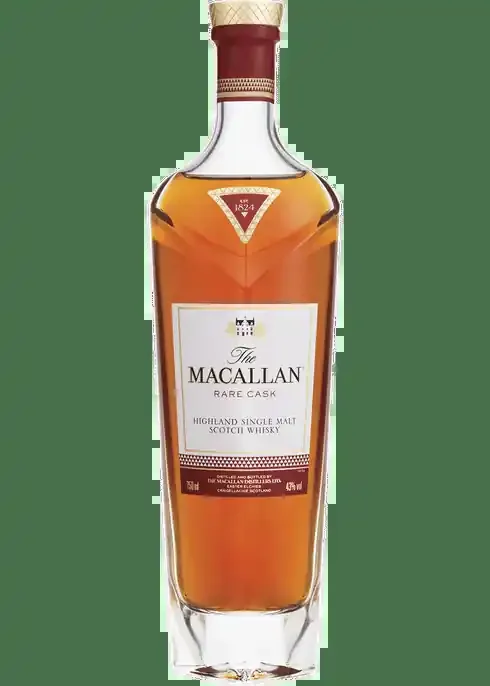 Macallan Highland Single Malt Scotch Whiskey – Rare Cask (750ml)