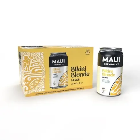 Maui Bikini Blonde 12oz 6 Pack Can