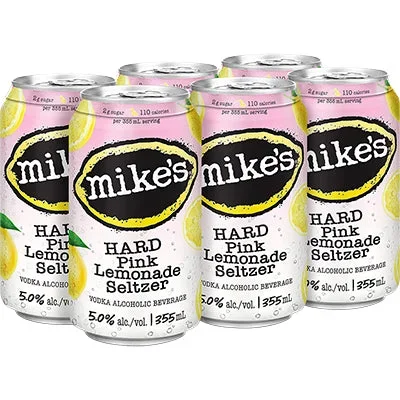 MIKE’S HARD PINK LEMONADE SELTZER 6 CANS