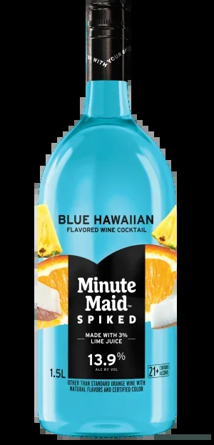 Minute Maid Spiked Flavored Wine Cocktail Blue Hawaiian 750 ML