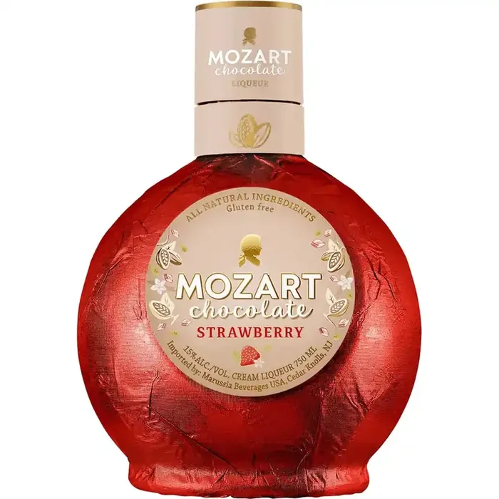 Mozart White Chocolate Strawberry Cream Liqueur