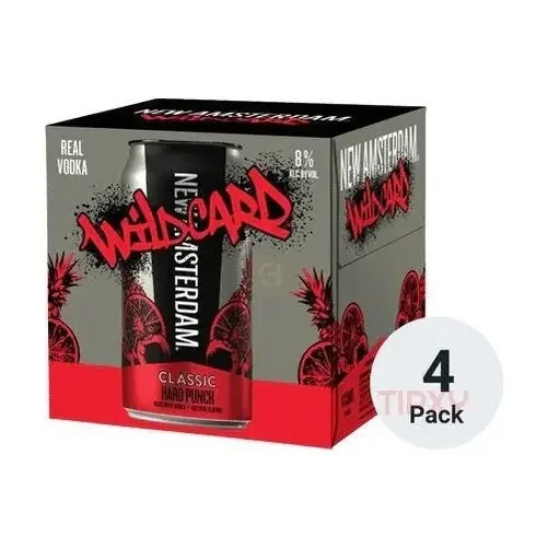 New Amsterdam – Vodka Wildcard classic punch cocktails (4 pack)