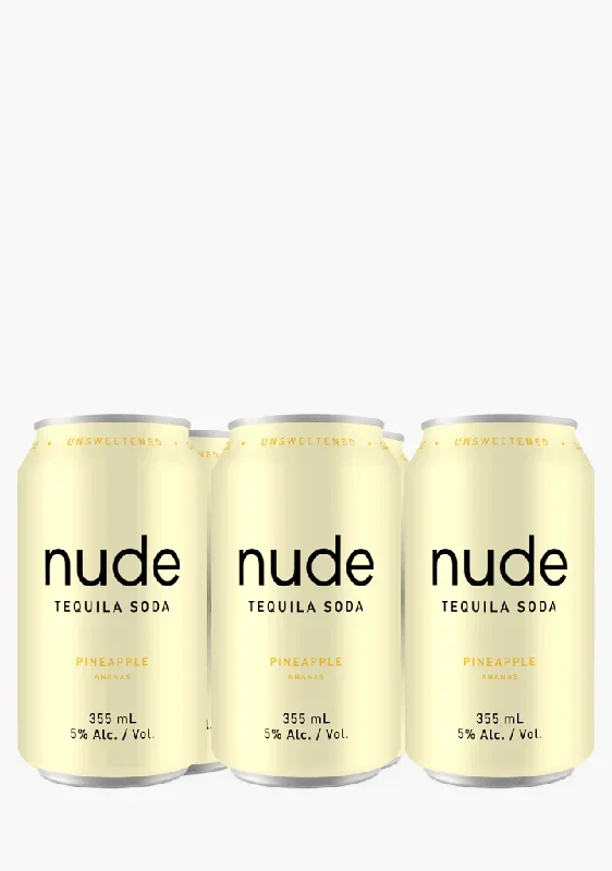 NUDE TEQUILA SODA PINEAPPLE 6 CANS