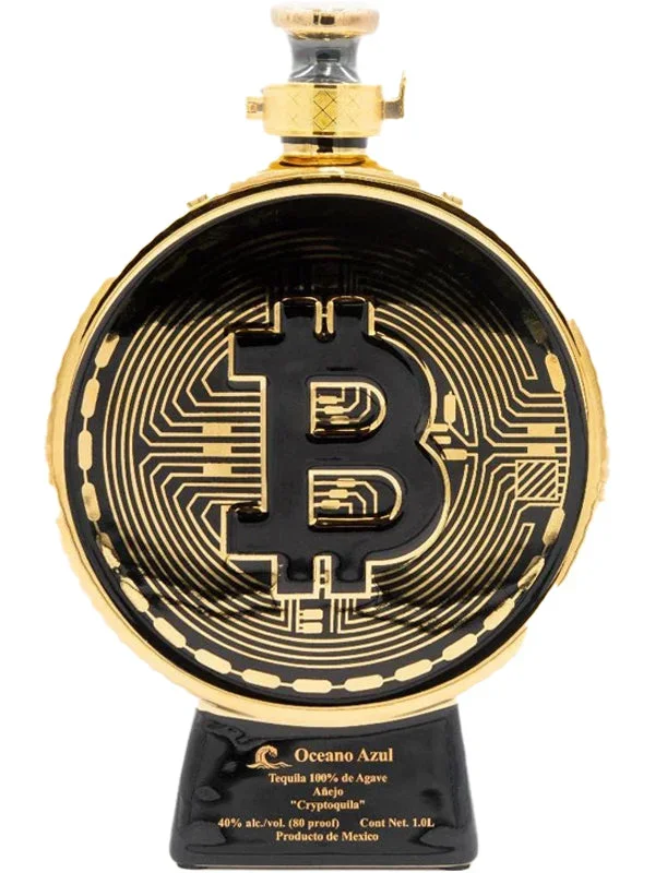 Oceano Azul Bitcoin Cryptoquila Anejo Tequila